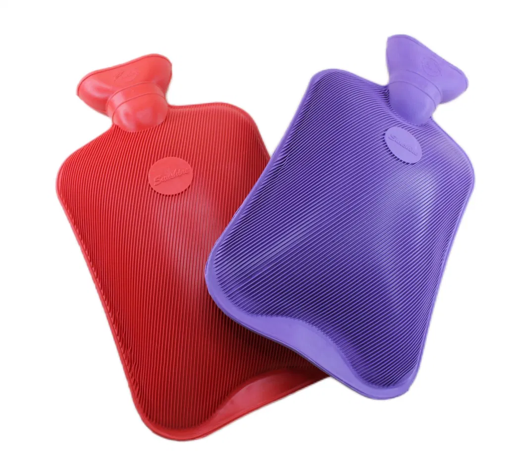 Natural Rubber Hot Water Cute Water Injection Bag with Cover Keeping Warm for Promotion Christmas Gift